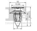 FA1 Klip ozdobn / ochrann lity FA1 11-40019.5, 11-40019.5