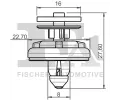 FA1 Klip ozdobn / ochrann lity FA1 11-40023.5, 11-40023.5