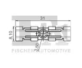 FA1 Klip ozdobn / ochrann lity FA1 11-40057.5, 11-40057.5