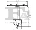 FA1 Klip ozdobn / ochrann lity FA1 11-40087.5, 11-40087.5