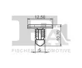FA1 Klip ozdobn / ochrann lity FA1 11-40097.25, 11-40097.25