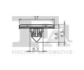 FA1 Klip ozdobn / ochrann lity FA1 11-40098.5, 11-40098.5