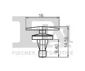 FA1 Klip ozdobn / ochrann lity FA1 11-40102.10, 11-40102.10