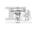 FA1 Klip ozdobn / ochrann lity FA1 11-40103.5, 11-40103.5