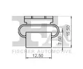 FA1 Klip ozdobn / ochrann lity FA1 11-40109.5, 11-40109.5