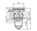 FA1 Klip ozdobn / ochrann lity ‐ FA1 11-40115.5