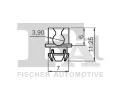 FA1 Klip ozdobn / ochrann lity FA1 11-40118.5, 11-40118.5