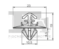 FA1 Klip ozdobn / ochrann lity FA1 11-40122.10, 11-40122.10