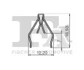 FA1 Klip ozdobn / ochrann lity FA1 11-40124.5, 11-40124.5