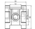 FA1 Klip ozdobn / ochrann lity FA1 11-40126.5, 11-40126.5