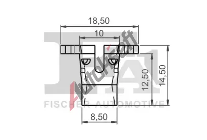 FA1 Klip ozdobné / ochranné lišty FA1 11-40131.5, 11-40131.5 FA1 Klip ozdobné / ochranné lišty FA1 11-40131.5, 11-40131.5