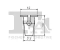 FA1 Klip ozdobn / ochrann lity FA1 11-60003.5, 11-60003.5