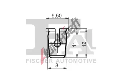 FA1 Klip ozdobn / ochrann lity FA1 11-60004.25, 11-60004.25