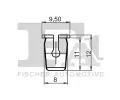 Klip ozdobn / ochrann lity FA1 ‐ FA1 11-60004.5