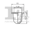 FA1 Klip ozdobn / ochrann lity FA1 11-60031.10, 11-60031.10