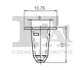 FA1 Klip ozdobn / ochrann lity FA1 11-60035.10, 11-60035.10