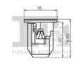FA1 Klip ozdobn / ochrann lity FA1 11-60036.5, 11-60036.5