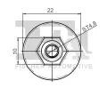 FA1 Klip ozdobn / ochrann lity FA1 11-70009.5, 11-70009.5