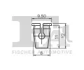 Klip ozdobn / ochrann lity FA1 ‐ FA1 12-60003.10
