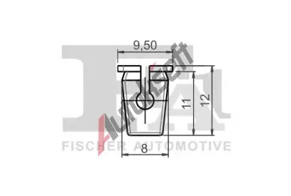 FA1 Klip ozdobn / ochrann lity FA1 12-60003.10, 12-60003.10