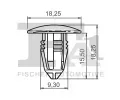 FA1 Klip ozdobn / ochrann lity FA1 13-10008.5, 13-10008.5