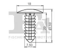 FA1 Klip ozdobn / ochrann lity FA1 13-10015.10, 13-10015.10