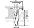 FA1 Klip ozdobn / ochrann lity FA1 13-30011.10, 13-30011.10