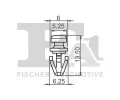 FA1 Klip ozdobn / ochrann lity FA1 13-40010.5, 13-40010.5