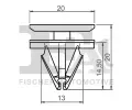 FA1 Klip ozdobn / ochrann lity FA1 13-40026.10, 13-40026.10