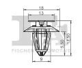 FA1 Klip ozdobn / ochrann lity FA1 13-40028.5, 13-40028.5