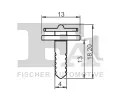 FA1 Klip ozdobn / ochrann lity FA1 13-40030.25, 13-40030.25