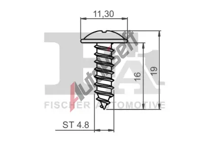 FA1 Šroub FA1 13-70002.5, 13-70002.5 FA1 Šroub FA1 13-70002.5, 13-70002.5