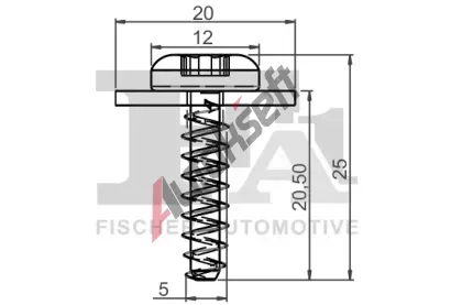 FA1 Klip ozdobn / ochrann lity FA1 13-70003.10, 13-70003.10