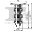 FA1 Klip ozdobn / ochrann lity FA1 14-10013.5, 14-10013.5