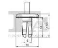 FA1 Klip ozdobn / ochrann lity FA1 14-20002.10, 14-20002.10