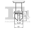 FA1 Klip ozdobn / ochrann lity FA1 14-40051.10, 14-40051.10