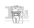 FA1 Klip ozdobn / ochrann lity FA1 14-60002.25, 14-60002.25