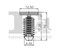 FA1 Klip ozdobn / ochrann lity FA1 21-10005.5, 21-10005.5