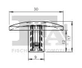 FA1 Klip ozdobn / ochrann lity FA1 21-10006.25, 21-10006.25