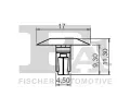 FA1 Klip ozdobn / ochrann lity FA1 21-10017.10, 21-10017.10