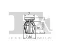 FA1 Klip ozdobn / ochrann lity FA1 21-10028.5, 21-10028.5