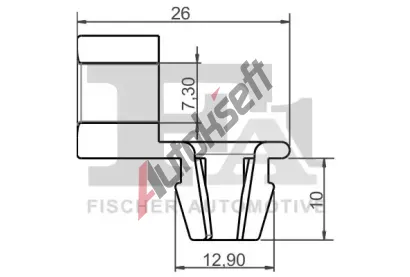 FA1 Klip ozdobné / ochranné lišty FA1 21-40071.5, 21-40071.5 FA1 Klip ozdobné / ochranné lišty FA1 21-40071.5, 21-40071.5