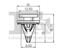 FA1 Klip ozdobn / ochrann lity FA1 22-40007.5, 22-40007.5
