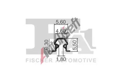 FA1 Klip ozdobné / ochranné lišty FA1 22-40042.5, 22-40042.5 FA1 Klip ozdobné / ochranné lišty FA1 22-40042.5, 22-40042.5