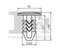 FA1 Klip ozdobn / ochrann lity FA1 33-10003.5, 33-10003.5