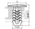 FA1 Klip ozdobn / ochrann lity FA1 33-10005.5, 33-10005.5