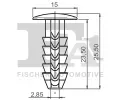 FA1 Klip ozdobn / ochrann lity FA1 33-10008.5, 33-10008.5