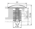 FA1 Klip ozdobn / ochrann lity FA1 33-10018.5, 33-10018.5