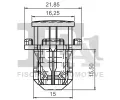 FA1 Klip ozdobn / ochrann lity FA1 33-20007.5, 33-20007.5