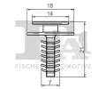 FA1 Klip ozdobn / ochrann lity FA1 33-40008.5, 33-40008.5